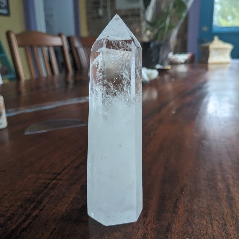 Clear Quartz Crystal Tower from Madagascar